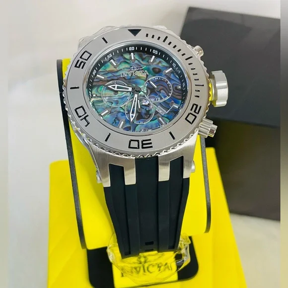 *SOLD* New Invicta Subaqua Men’s Watch with Abalone Dial 52mm - Picture 9 of 11